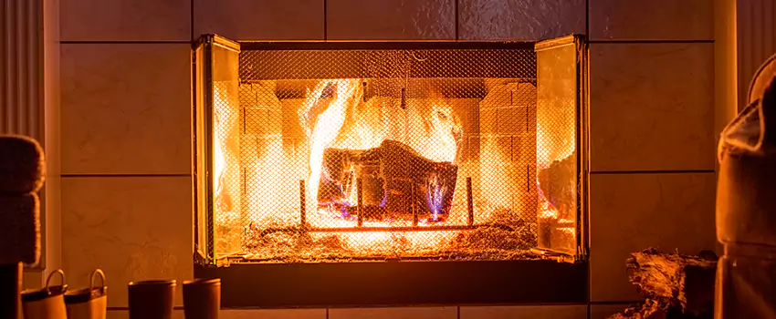 Mendota Hearth Landscape Fireplace Installation in SeaTac, Washington